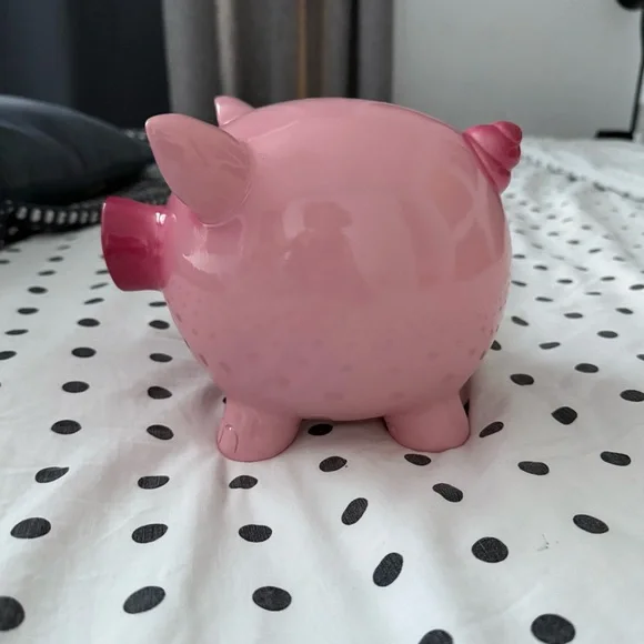 Pink Piggy Bank - Picture 3 of 3